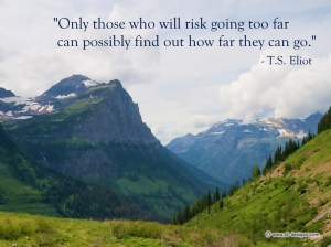 only those who risk
