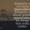 simplicity is