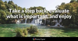 take a step back