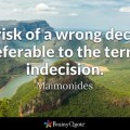 the risk ofa wrong&nbsp;decision