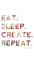 eat sleep create