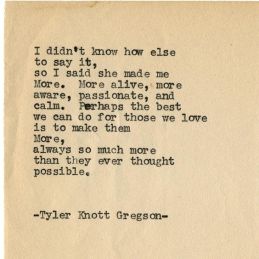 tyler knott gregson