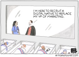 digital native cartoon