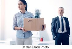 fired-young-brunette-with-box-full-of-stuff-leaving-office-dismissal-day-selective