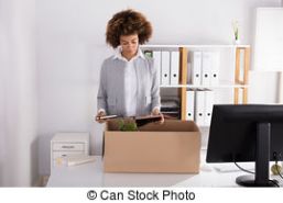 sad-young-businesswoman-packing-her-belongings-in-cardboard-box-at-workplace