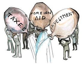 taxes foreign aid and investment