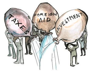 taxes foreign aid and investment