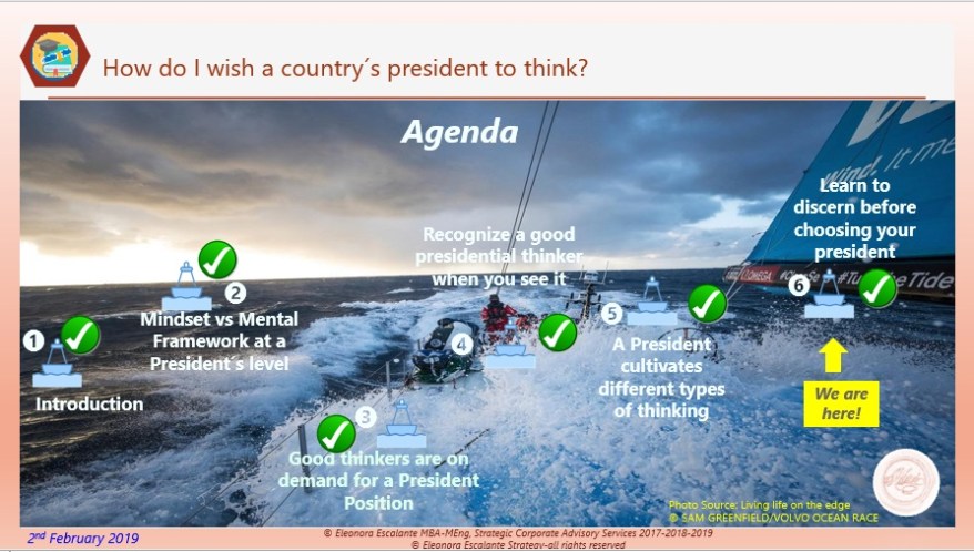 Eliescalante how do I wish a country´s president to think outline 2feb2019