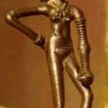 Indus Dancer in repose Indus Valley art – found in Mohenjo-daro&nbsp;site