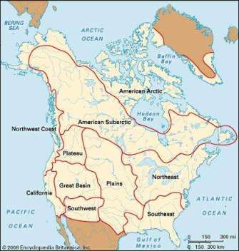 Culture Areas Northamerican indians