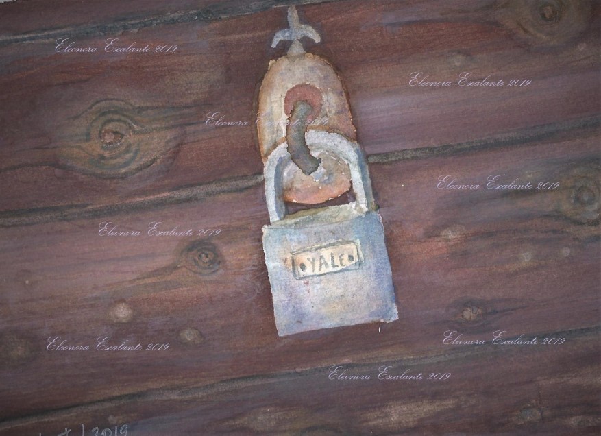 Wood and a candado editedxblog